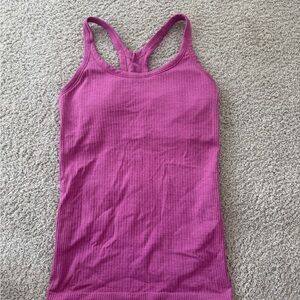 lululemon athletica Ribbed Racerback Tank - Magenta